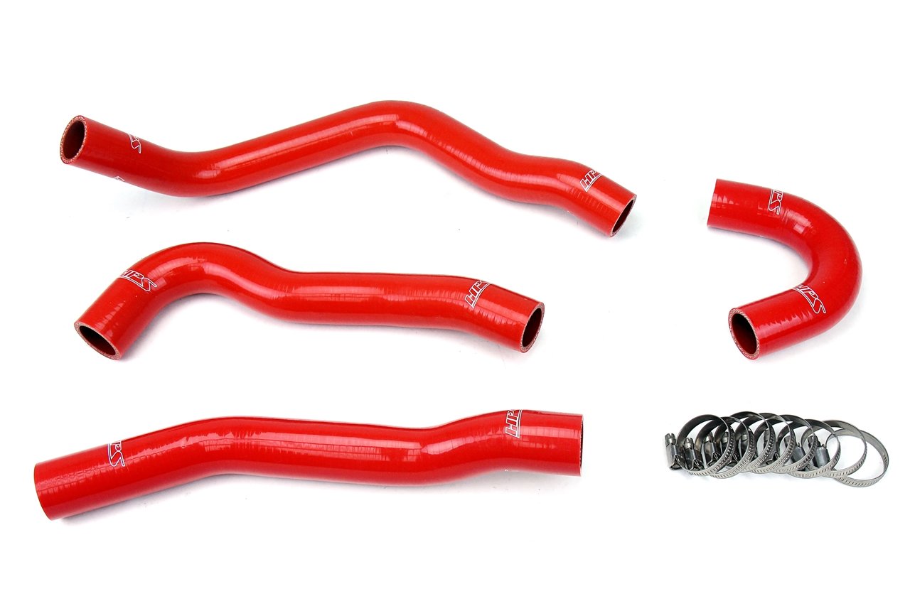 HPS Red Reinforced Silicone Radiator Hose Kit Coolant Mitsubishi Lancer EVO 10