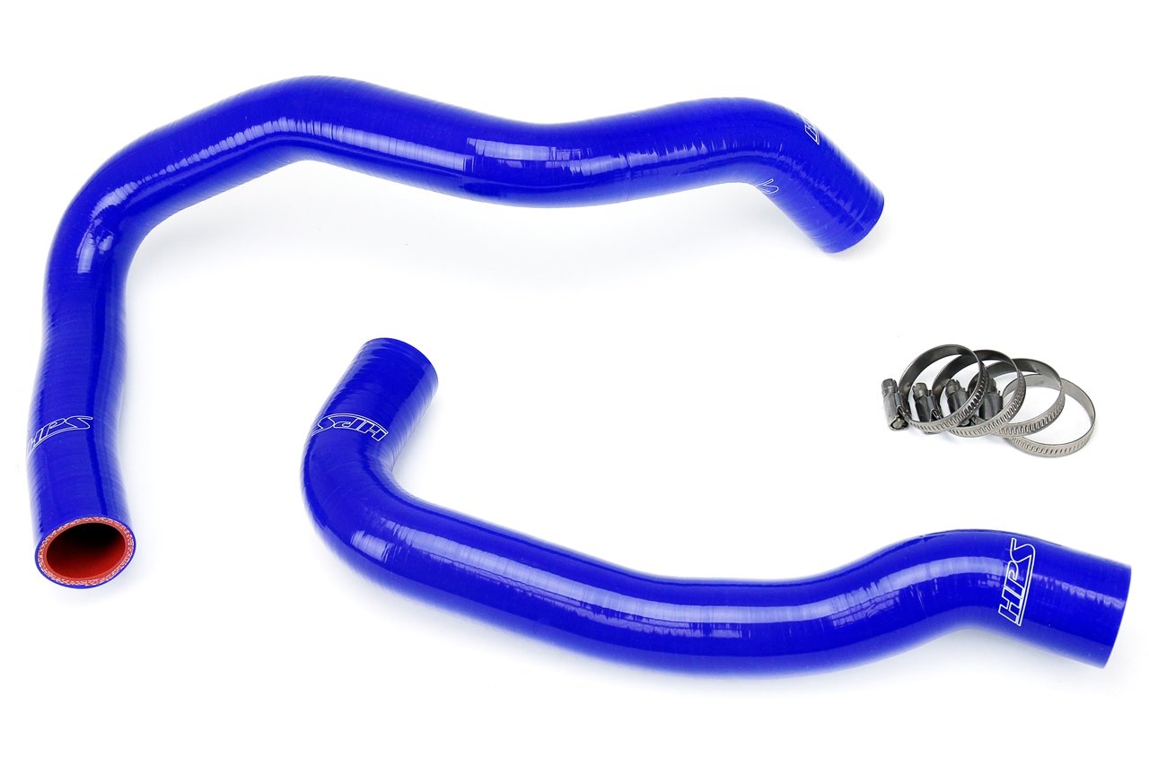 HPS Blue Reinforced Silicone Radiator Hose Kit Coolant Nissan 89-98 240SX w/ KA