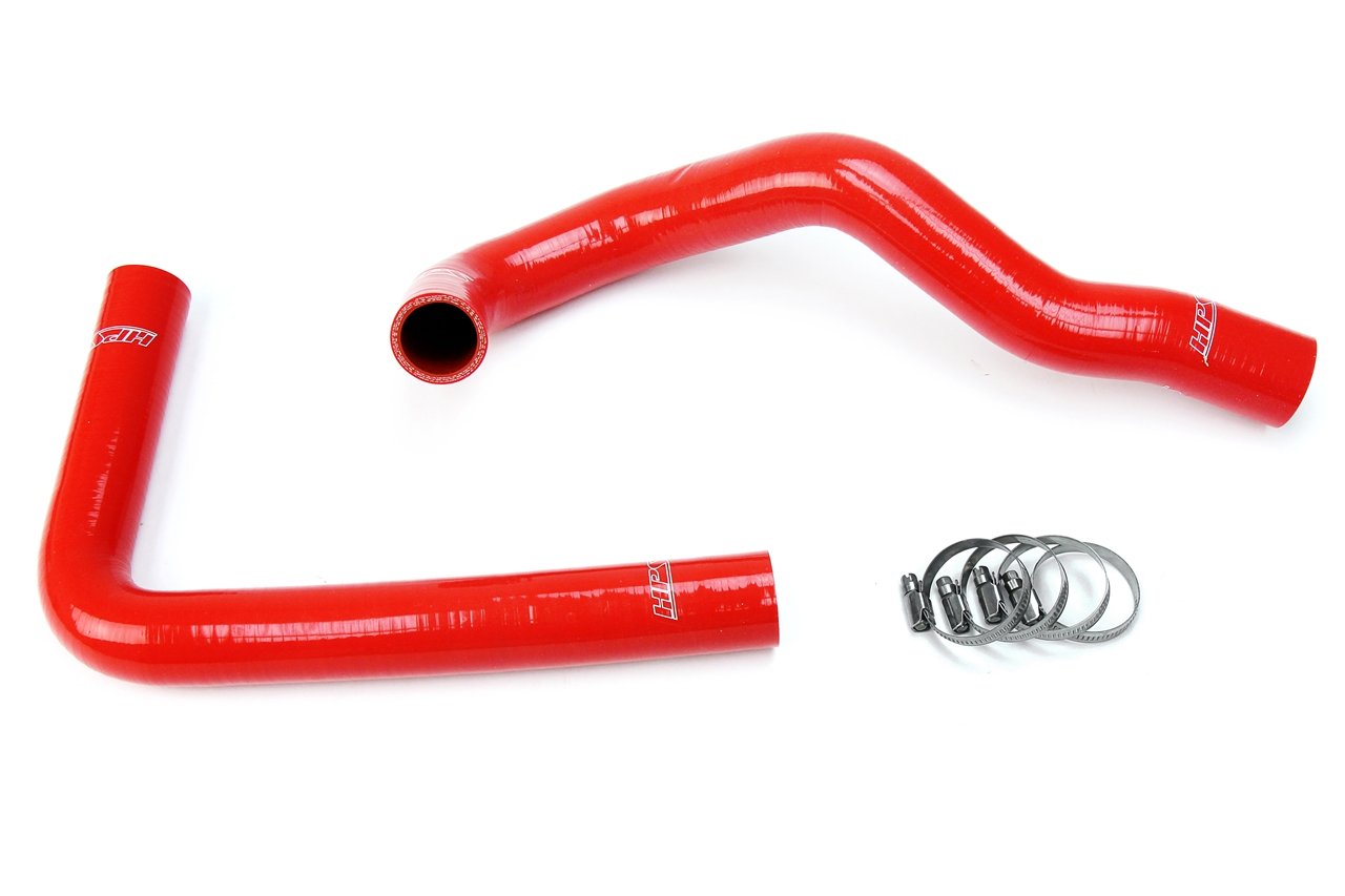 HPS Red Reinforced Silicone Radiator Hose Kit Coolant Lexus 92-99 SC300 with 1JZGTE or 2JZGTE Engine Swap