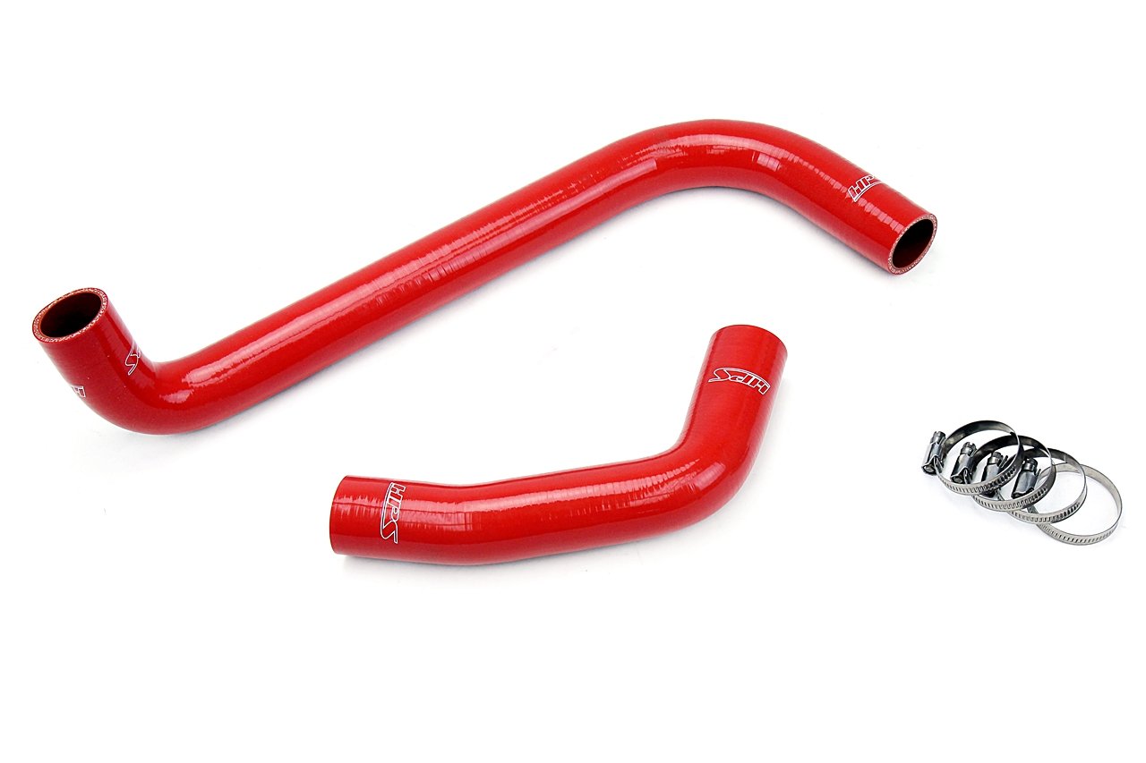 HPS Red Reinforced Silicone Radiator Hose Kit Coolant Toyota 04-06 Sequoia V8 4.7L