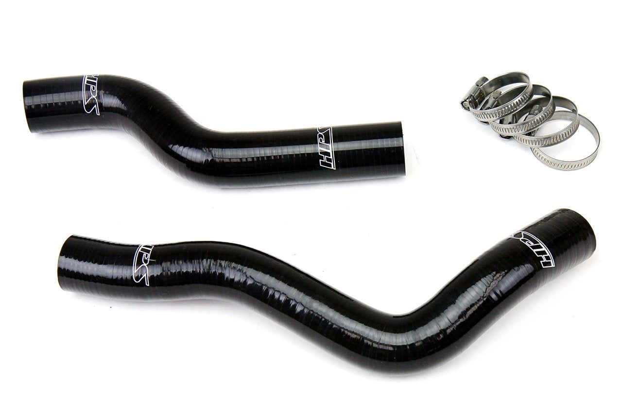 HPS Black Reinforced Silicone Radiator Hose Kit Coolant Honda 09-13 Fit