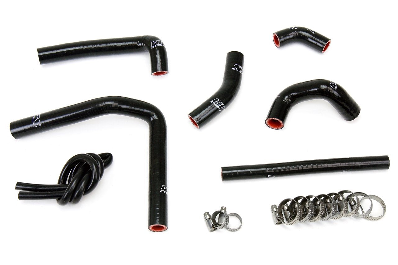 HPS Black Reinforced Silicone Radiator Hose Kit Coolant Honda 02-07 CR250R 2 Stroke