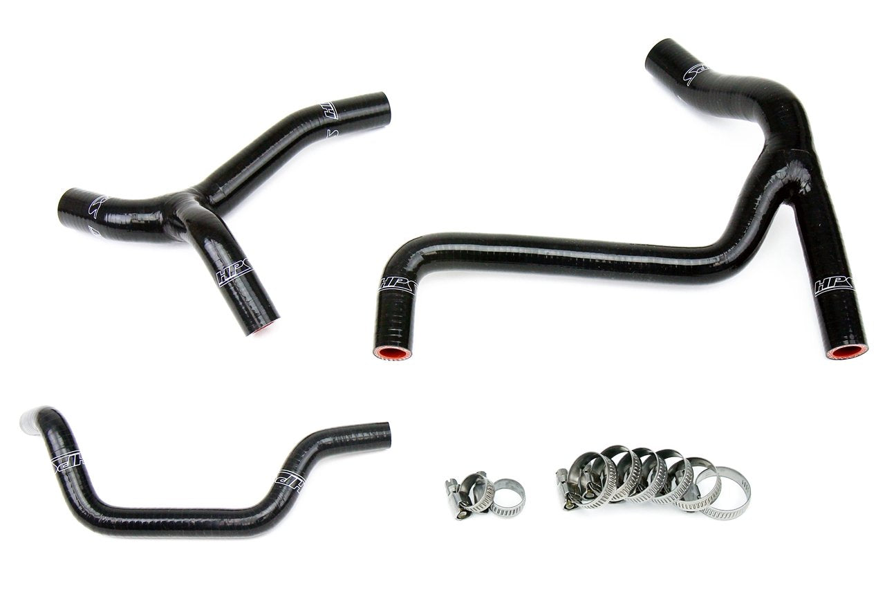 HPS Black Reinforced Silicone Radiator Hose Kit Coolant Kawasaki 10-12 KX450F