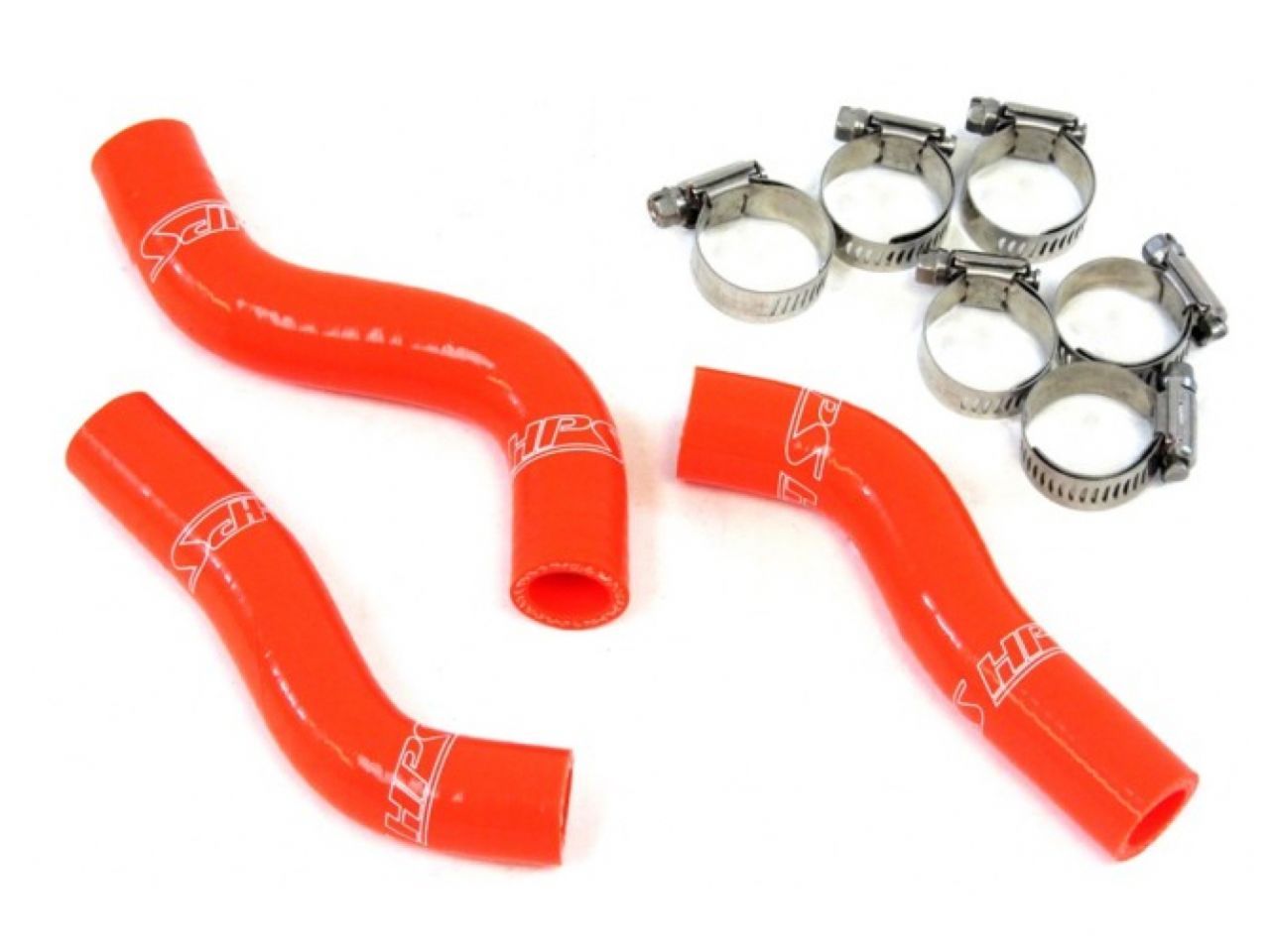 HPS Orange Reinforced Silicone Radiator Hose Kit Coolant KTM 07-10 250SXF