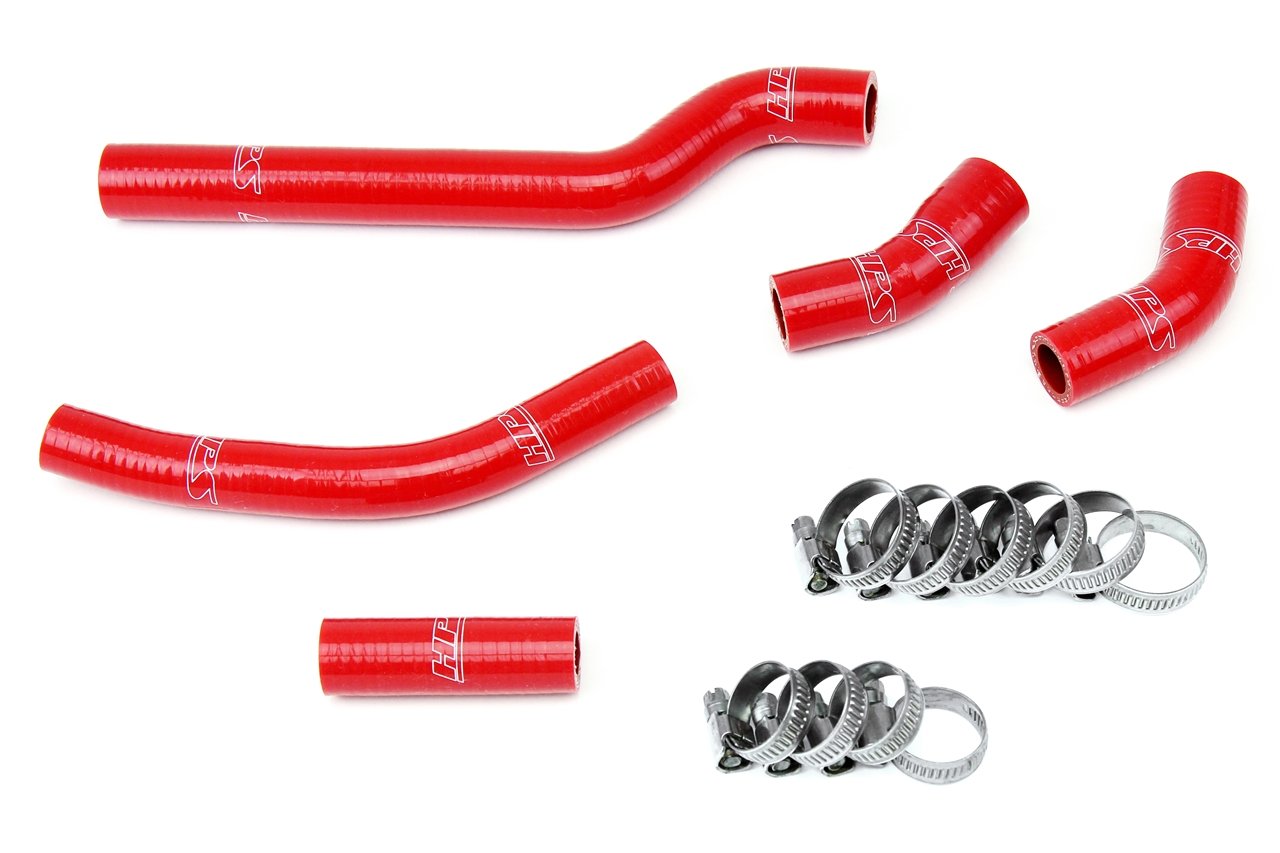 HPS Red Reinforced Silicone Radiator Hose Kit Coolant Yamaha 07-09 WR250F