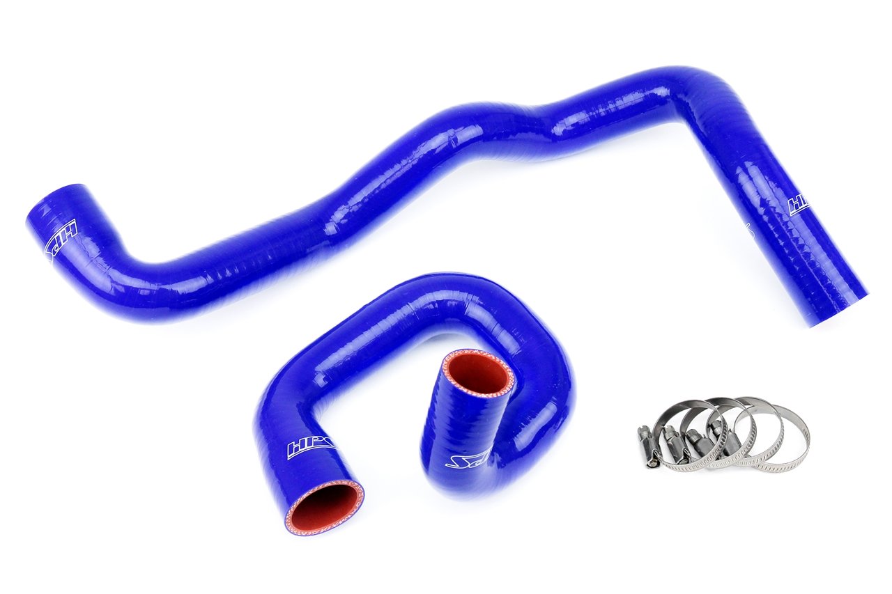 HPS Blue Reinforced Silicone Radiator Hose Kit Coolant Ford 13-17 Focus ST Turbo 2.0L