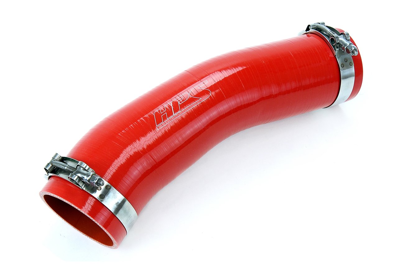 HPS Red Reinforced Silicone Air Intake Hose Kit Toyota 95-97 Land Cruiser FJ80 4.5L