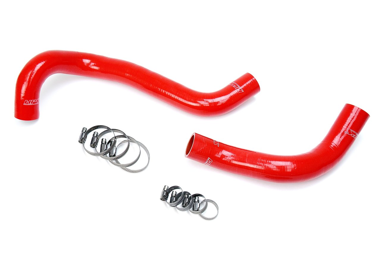 HPS Reinforced Red Silicone Radiator Hose Kit Coolant Toyota 07-17 Tundra 5.7L V8