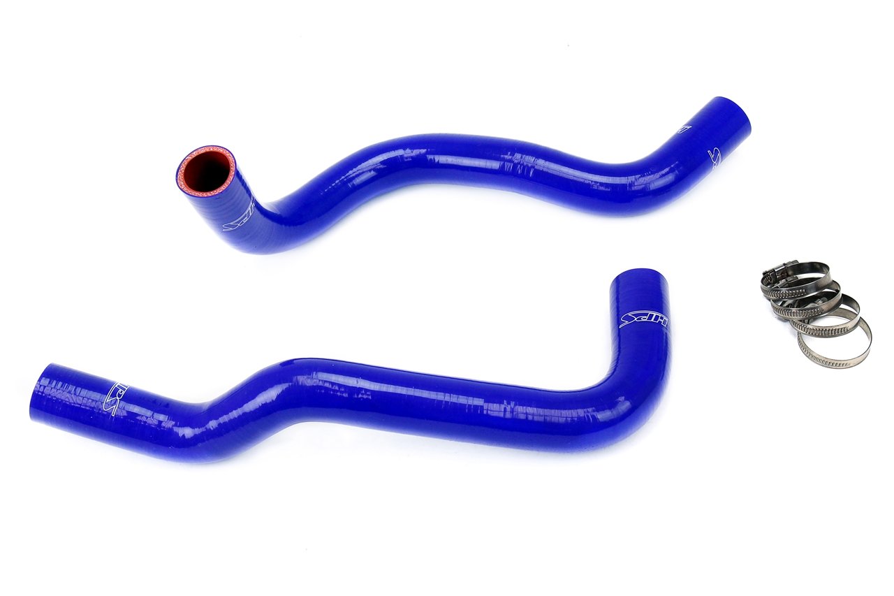 HPS Reinforced Blue Silicone Radiator Hose Kit Coolant Toyota 05-18 Tacoma 2.7L 4Cyl