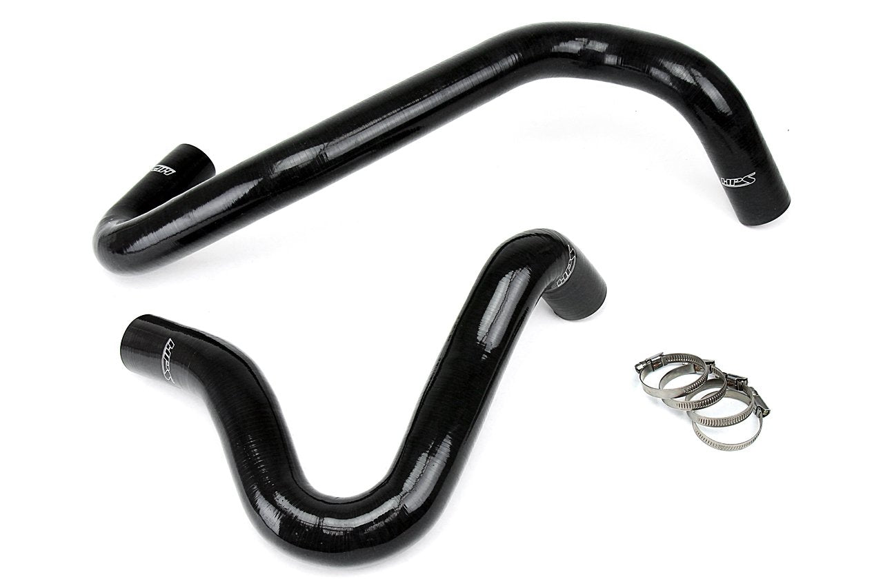 HPS Black Reinforced Silicone Radiator Hose Kit Coolant Ford 01-03 F250 Superduty w/ 7.3L Diesel Single or Dual Alternator