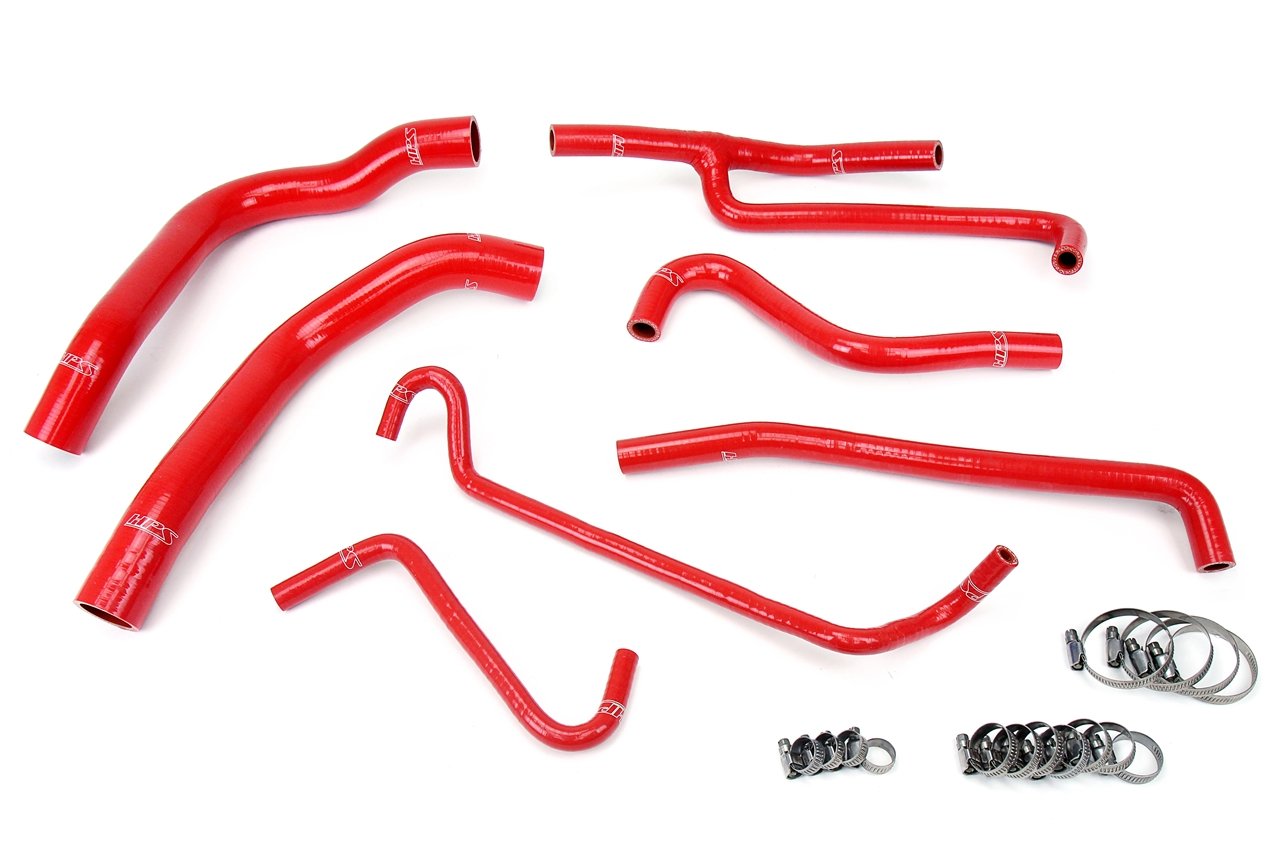 HPS Silicone Radiator + Heater Coolant Hose Kit Ford 2011-2014 Mustang 3.7L V6, 57-1330