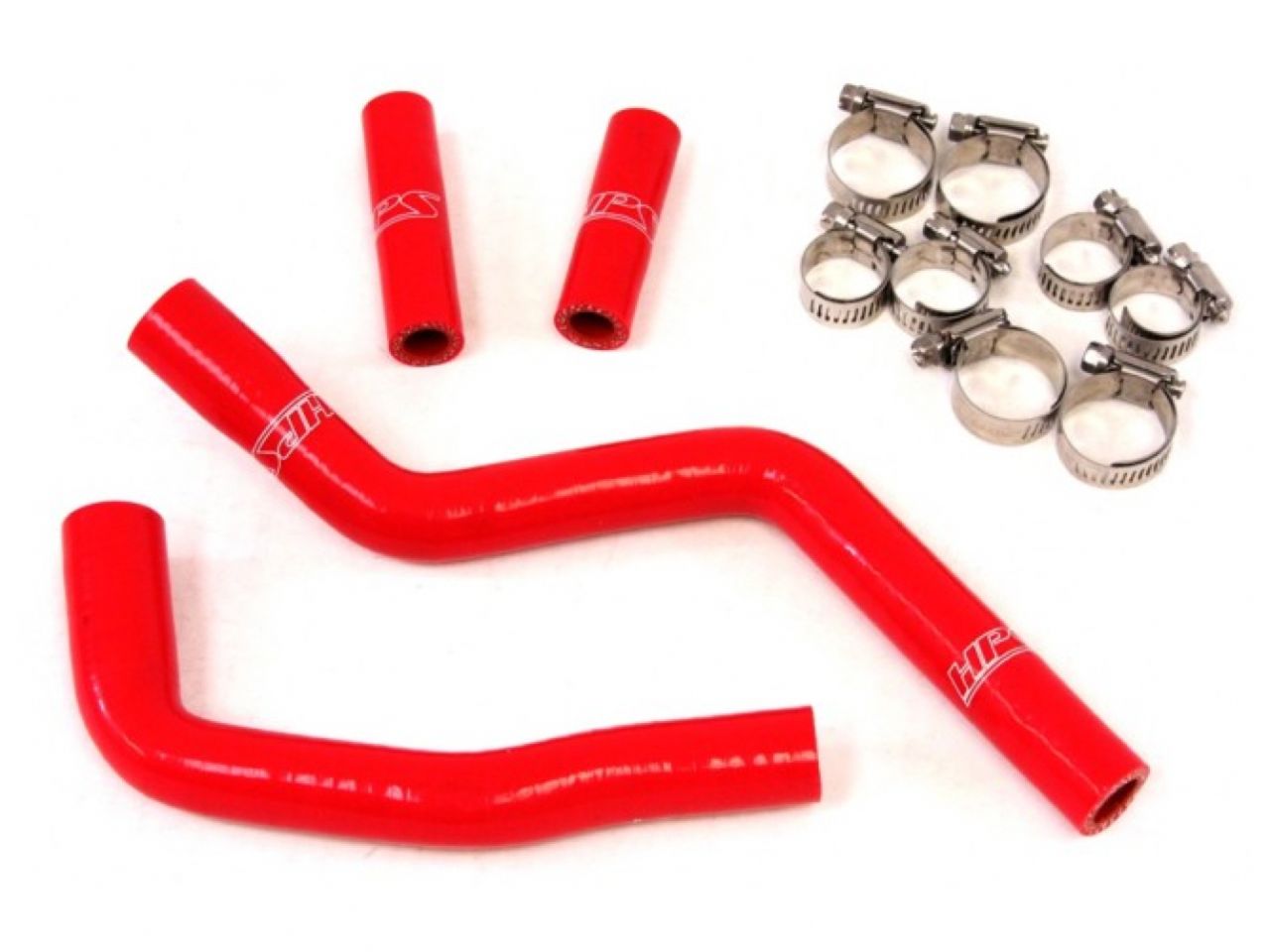 HPS Red Reinforced Silicone Radiator Hose Kit Yamaha 02-18 YZ125 2 Stroke