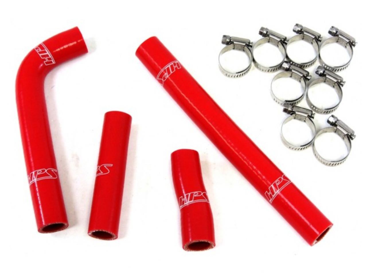 HPS Red Reinforced Silicone Radiator Hose Kit Yamaha 00-02 YZ426F WR426F