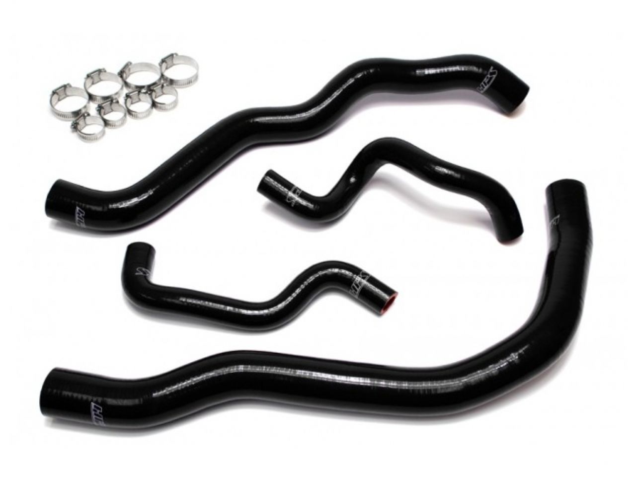 HPS Reinforced Black Silicone Radiator Hose Kit Coolant Hyundai 11-14 Sonata 2.0L Turbo