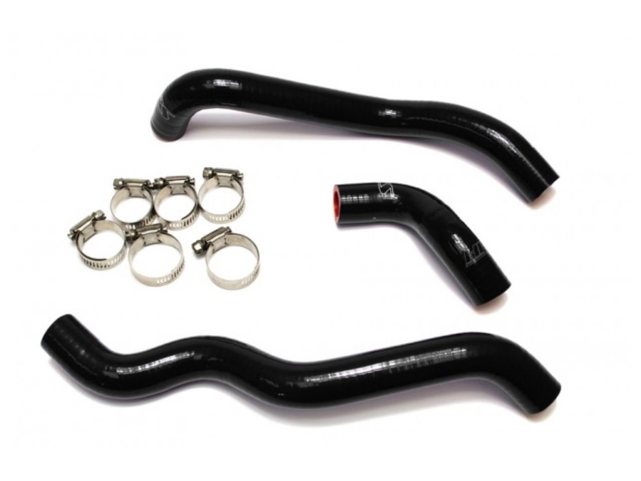 HPS Black Reinforced Silicone Heater Hose Kit Nissan 03-06 350Z LHD