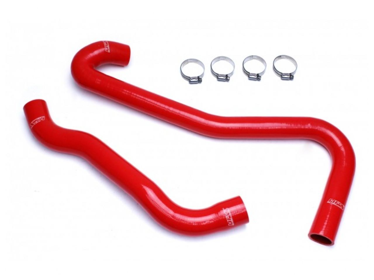 HPS Red Reinforced Silicone Radiator Hose Kit Coolant Jeep 06-08 Grand Cherokee SRT8 6.1L V8 WK1