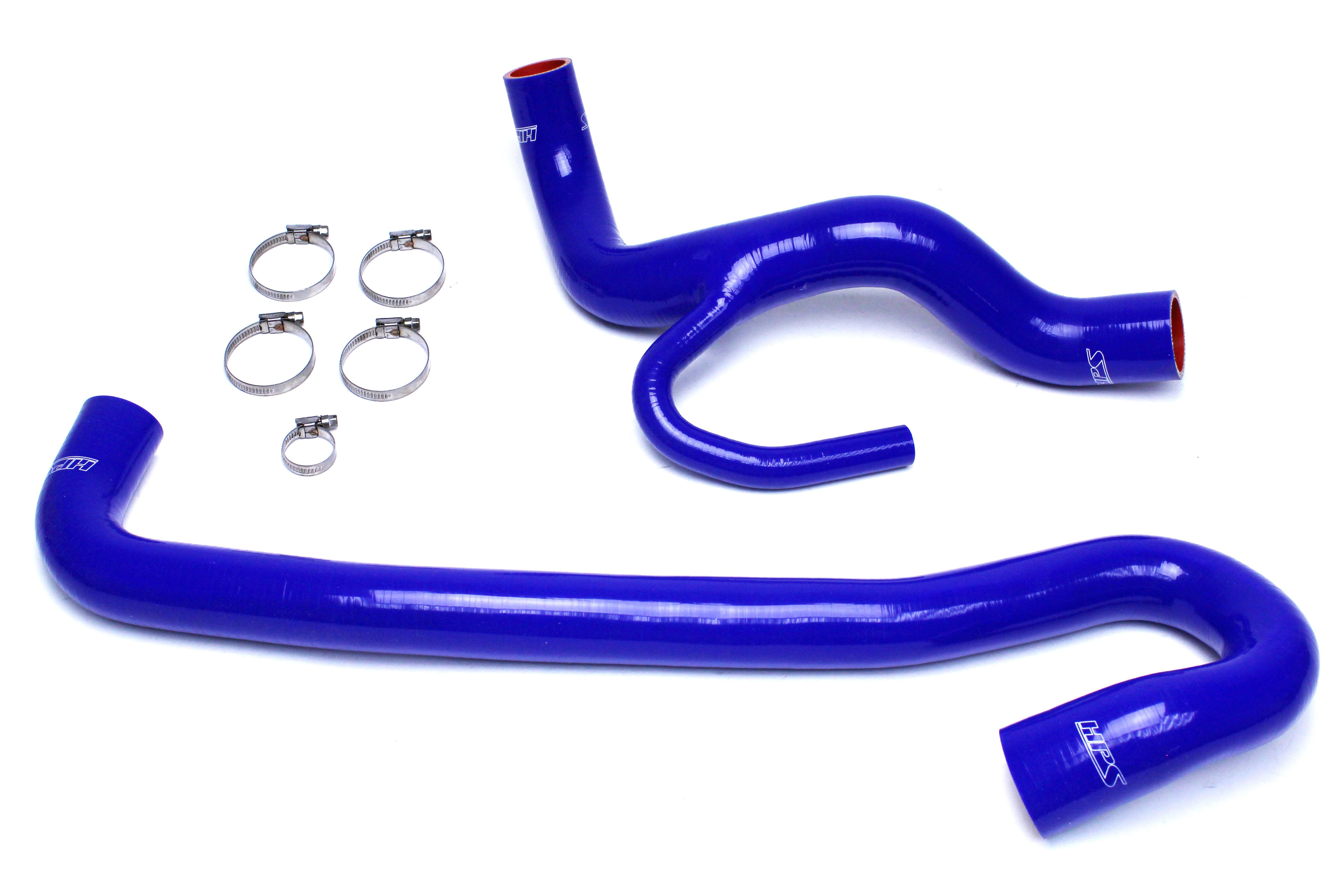 HPS Blue Reinforced Silicone Radiator Hose Kit Coolant Jeep 12-18 Grand Cherokee WK2 SRT8 6.4L