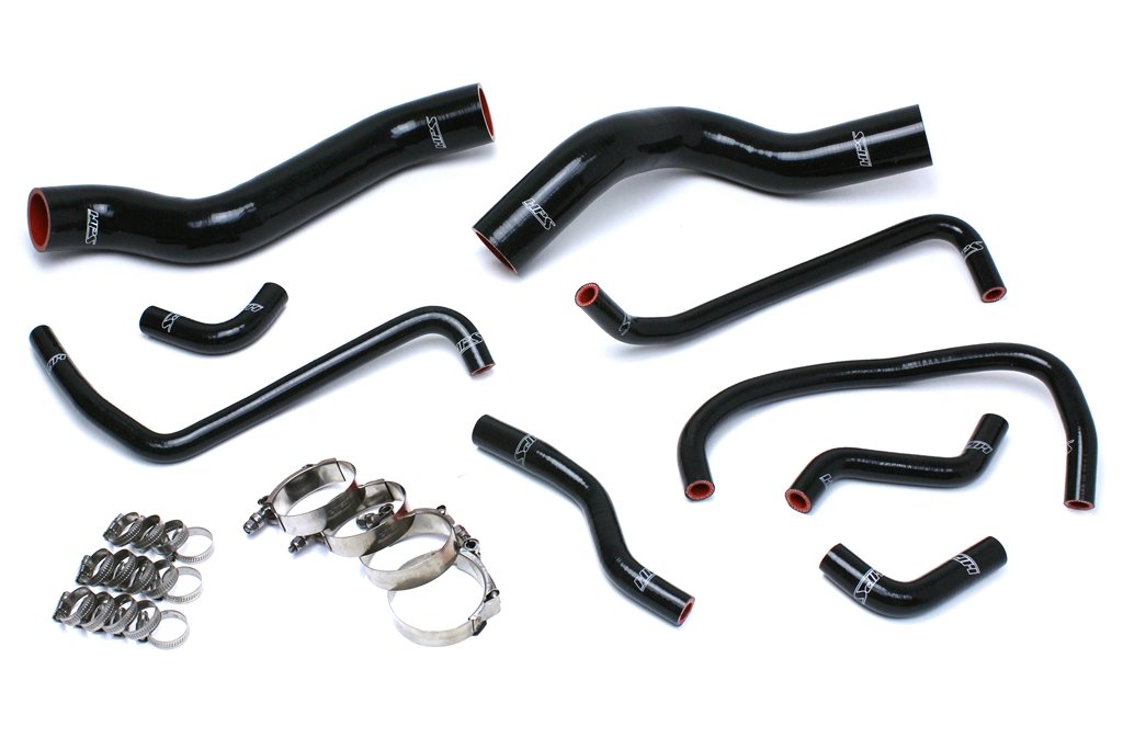 HPS Black Reinforced Silicone Radiator + Heater Hose Kit Dodge 13-14 Viper SRT-10 8.4L V10