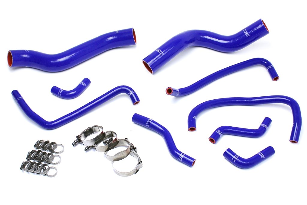 HPS Blue Reinforced Silicone Radiator + Heater Hose Kit Dodge 13-14 Viper SRT-10 8.4L V10
