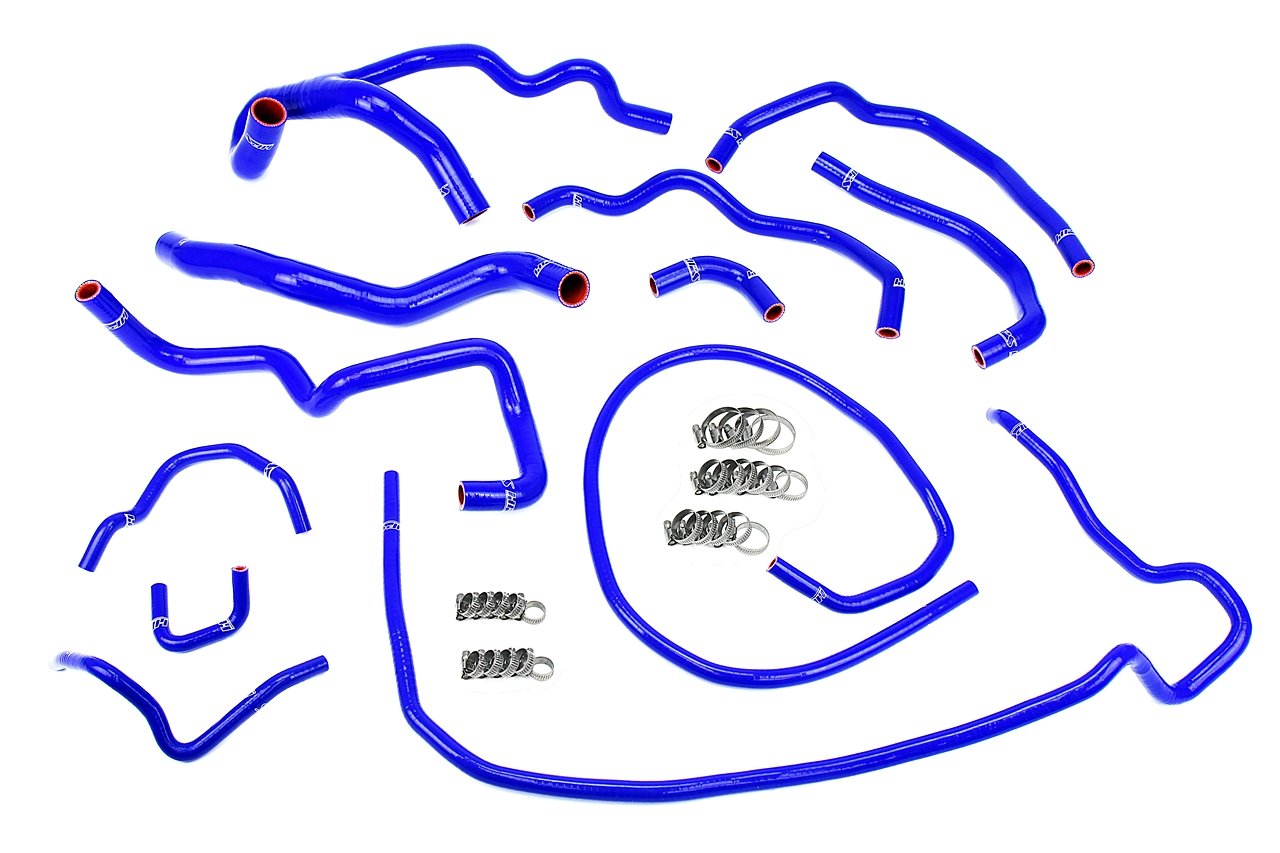 HPS Silicone Radiator + Heater Coolant Hose Kit Mazda 2010-2013 Mazdaspeed 3 2.3L Turbo, 57-1512