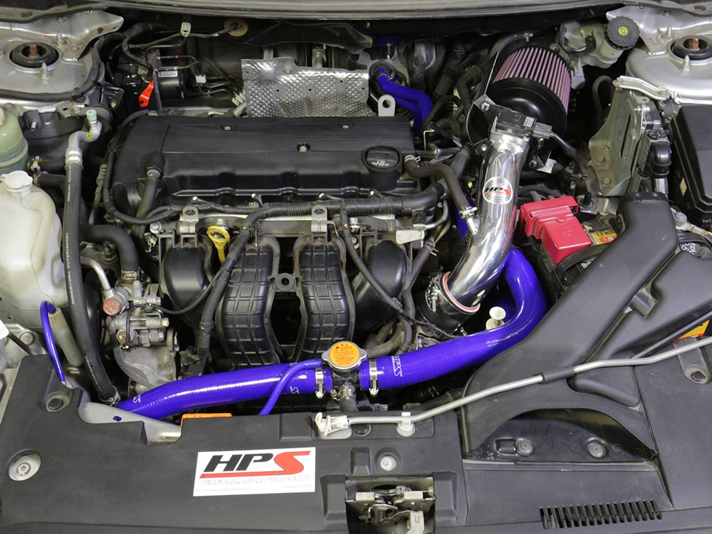 HPS Blue Reinforced Silicone Radiator + Heater Hose Kit Mitsubishi 08-17 Lancer 2.0L 2.4L DE ES GTS