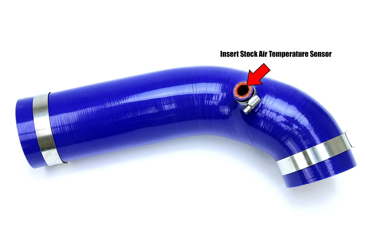 HPS Blue Reinforced Silicone Post MAF Air Intake Hose Kit Jeep 12-17 Wrangler JK & Unlimited 3.6L V6
