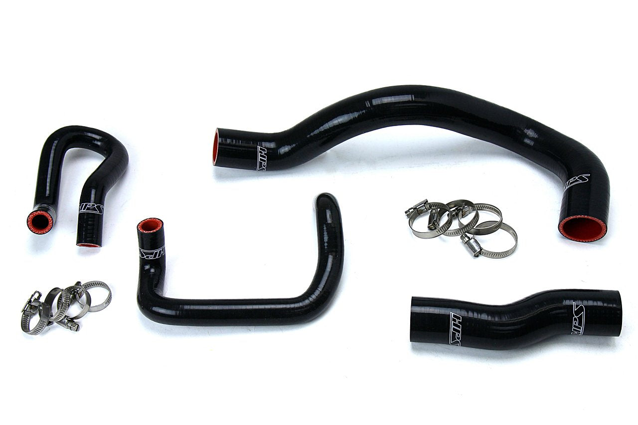 HPS Black Reinforced Silicone Radiator + Heater Hose Kit Lexus 01-05 IS300 I6 3.0L