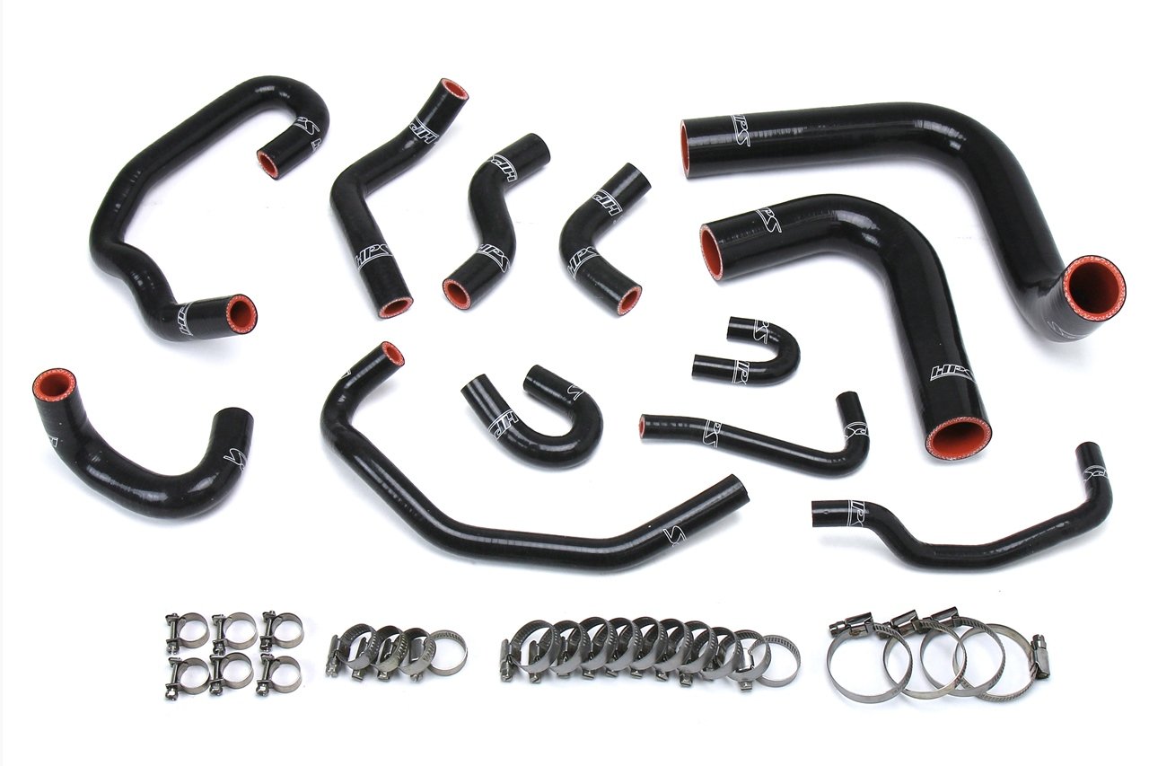 HPS Silicone Radiator + Heater Coolant Hose Kit Toyota 1993-1995 Pickup 3.0L V6 Left Hand Drive, 57-1654