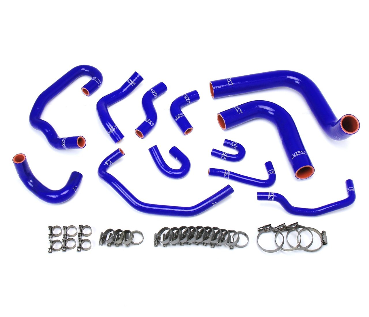 HPS Reinforced Blue Silicone Radiator + Heater Hose Kit Coolant Toyota 93-95 4Runner 3.0L V6 Left Hand Drive
