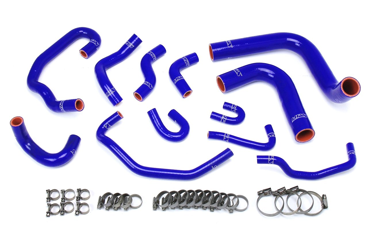 HPS Silicone Radiator + Heater Coolant Hose Kit Toyota 1993-1995 Pickup 3.0L V6 Left Hand Drive, 57-1654