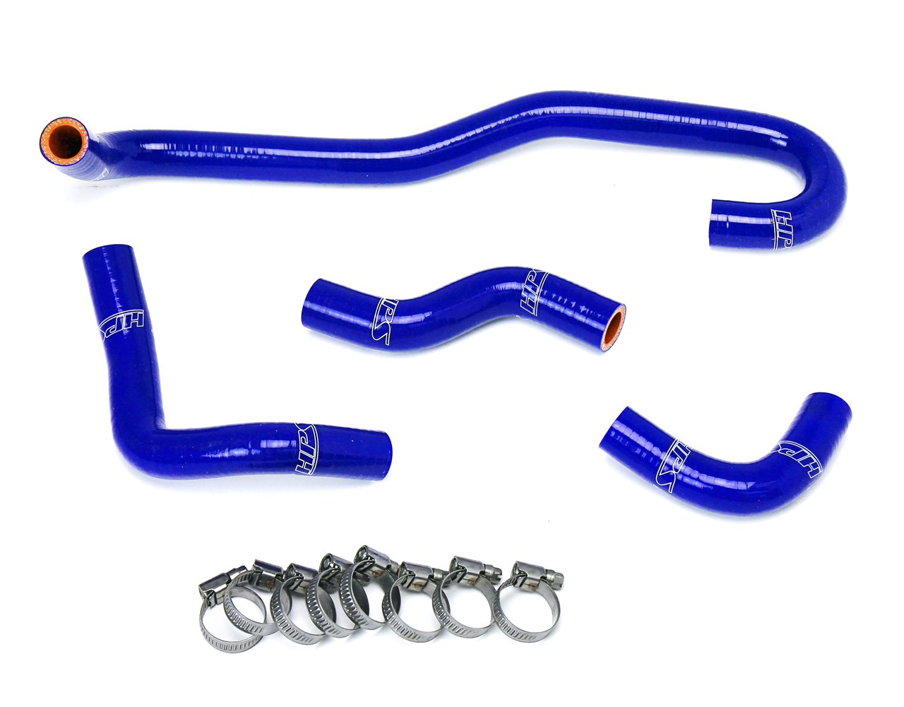 HPS Reinforced Blue Silicone Heater Hose Kit Coolant Toyota 89-92 Pickup 3.0L V6 Left Hand Drive