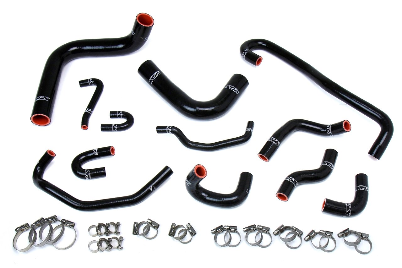 HPS Silicone Radiator + Heater Coolant Hose Kit Toyota 1989-1992 Pickup 3.0L V6 Left Hand Drive, 57-1656