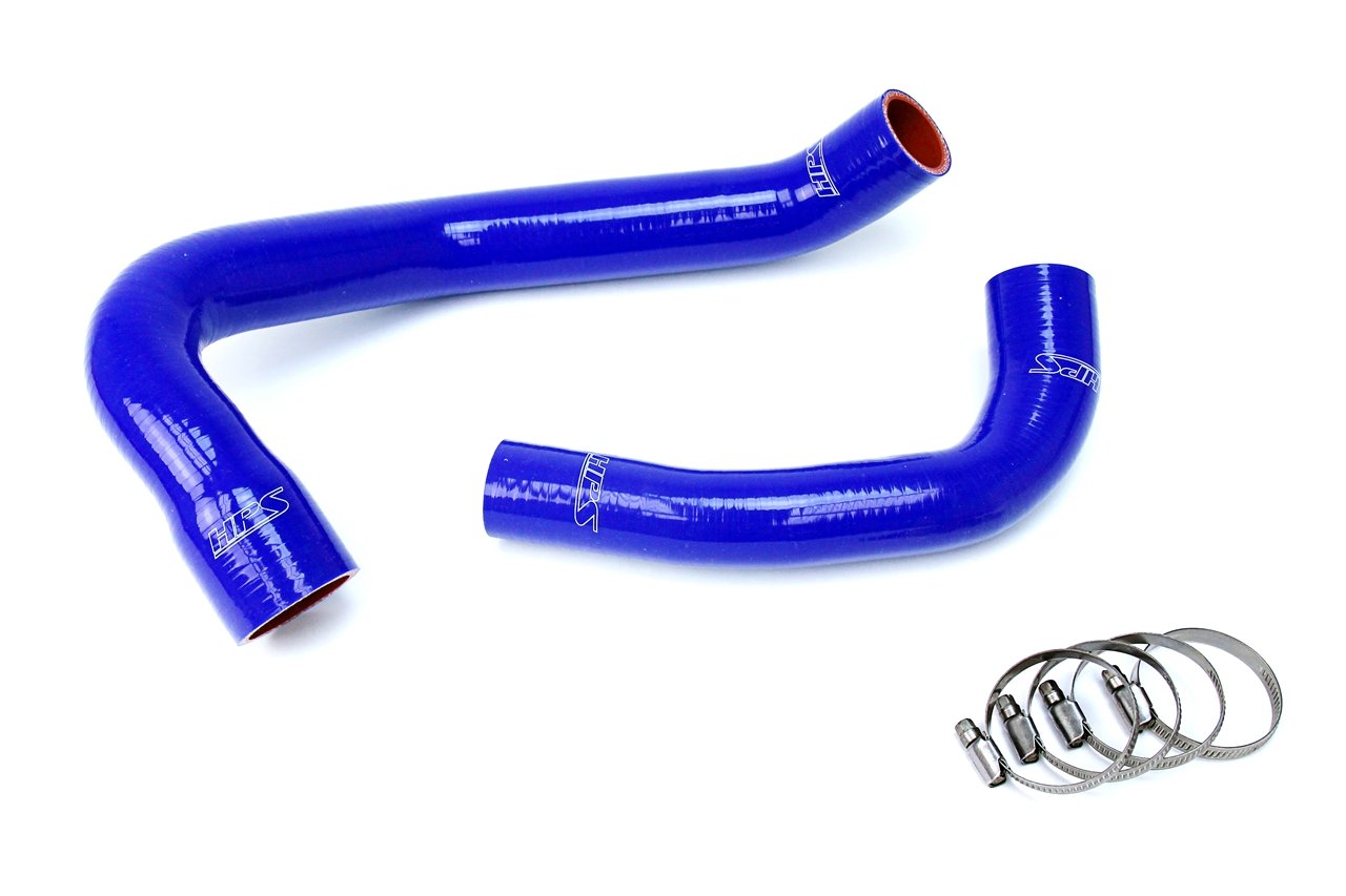 HPS Blue Reinforced Silicone Radiator Hose Kit Coolant Jeep 00-06 Wrangler TJ 4.0L