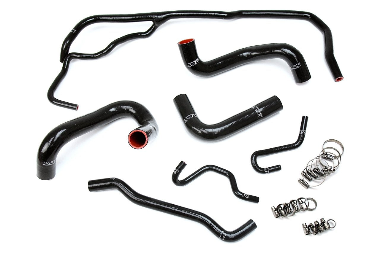 HPS Black Reinforced Silicone Radiator Hose Kit Coolant Toyota 17-18 Corolla iM 1.8L