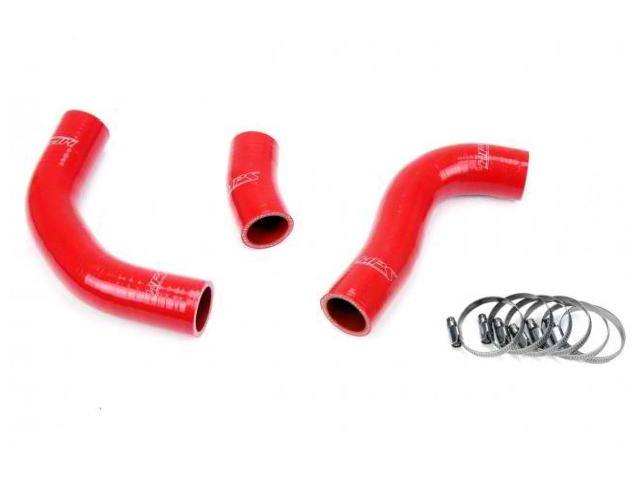 HPS Reinforced Red Silicone Radiator Hose Kit Coolant Toyota 88-90 Land Cruiser FJ62 4.0L I6