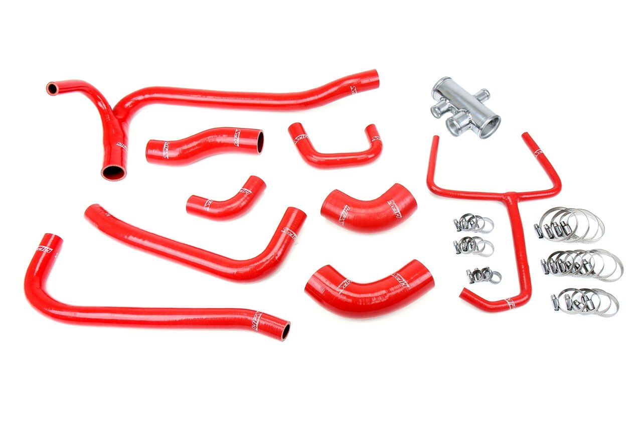 HPS Silicone Radiator Coolant Hose Kit Ford 2007-2014 Mustang GT500 5.4L 5.8L Supercharged, 57-2069