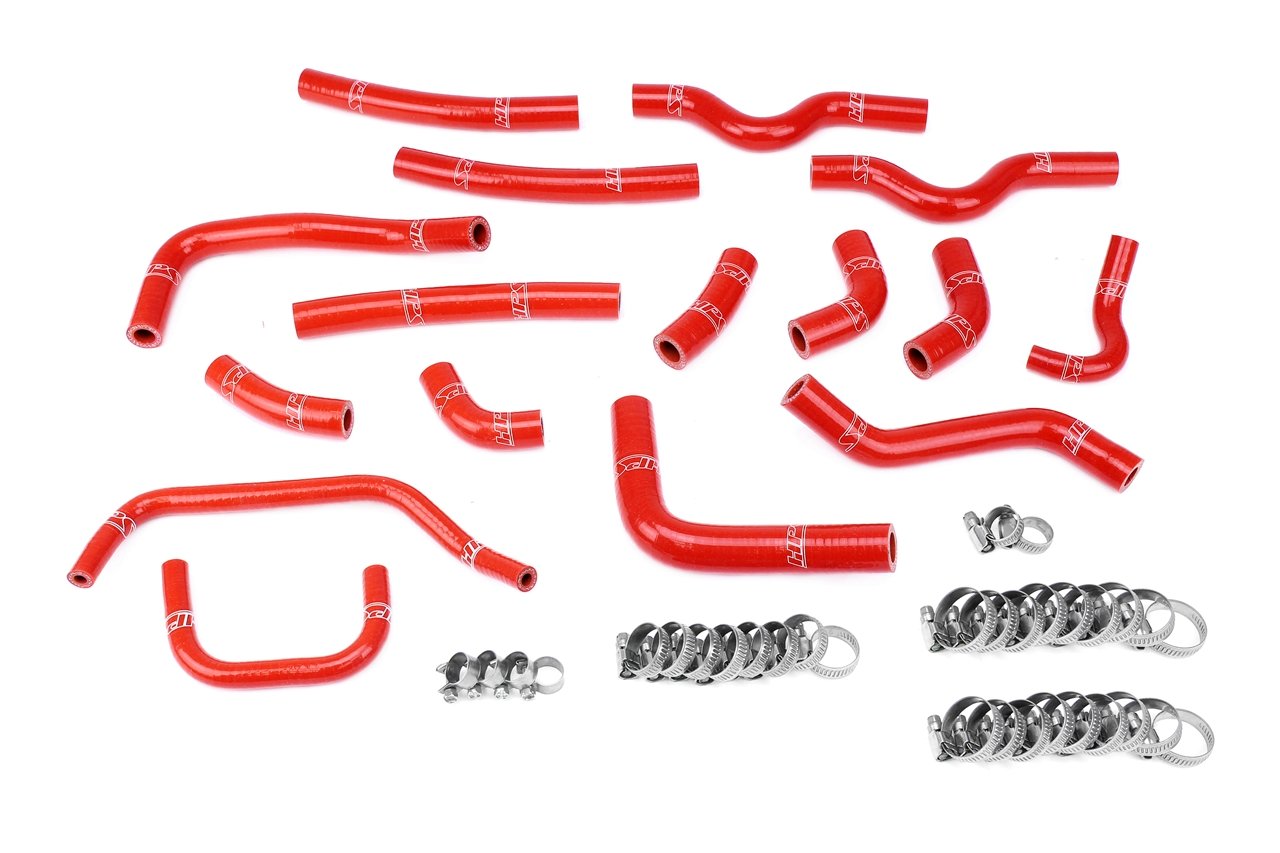 HPS Silicone Heater Coolant Hose Kit Complete 16pcs Set, Toyota 03-07 Land Cruiser 4.7L V8 J100, 57-1911