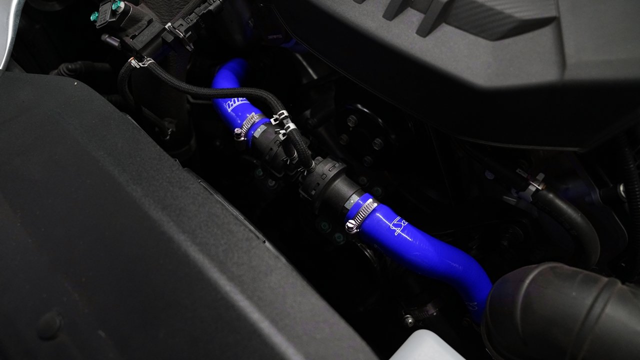 HPS Silicone Breather BOV Hose Kit 2019-2022 Genesis G70 3.3T V6 Twin Turbo, 57-2045