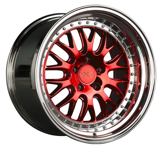 XXR 570 Wheel Candy Red / Platinum Lip 18x8.5 +35 5x4.5