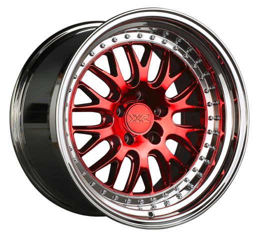 XXR 570 Wheel Candy Red / Platinum Lip 18x9.5 +35 5x4.5