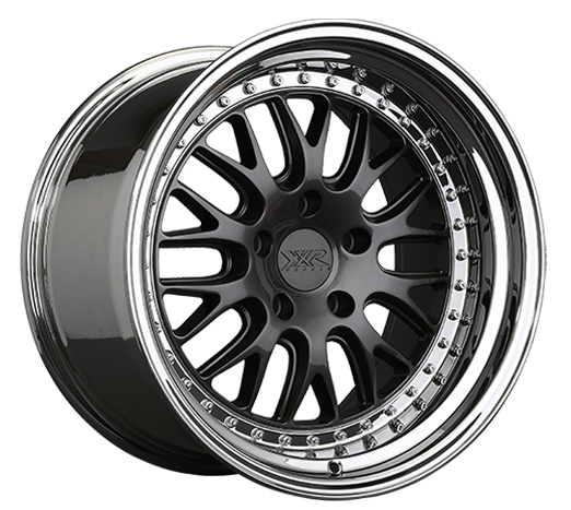 XXR 570 Wheel Graphite / Platinum Lip 18x9.5 +35 5x120