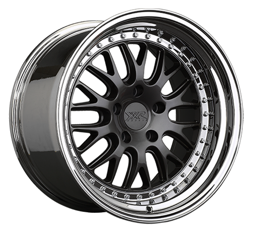 XXR 570 Wheel Graphite / Platinum Lip 18x10.5 +20 5x4.5