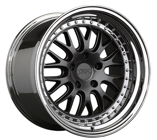 XXR 570 Wheel Graphite / Platinum Lip 18x9.5 +35 5x100