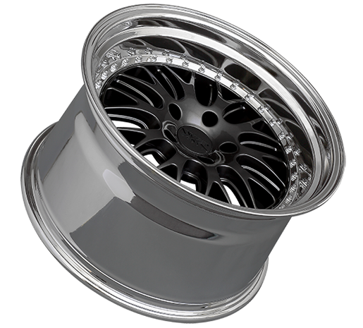 XXR 570 Wheel Graphite / Platinum Lip 18x8.5 +35 5x120