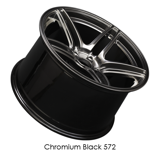 XXR 572 Wheel Chromium Black 18x9.5 +25 5x4.5