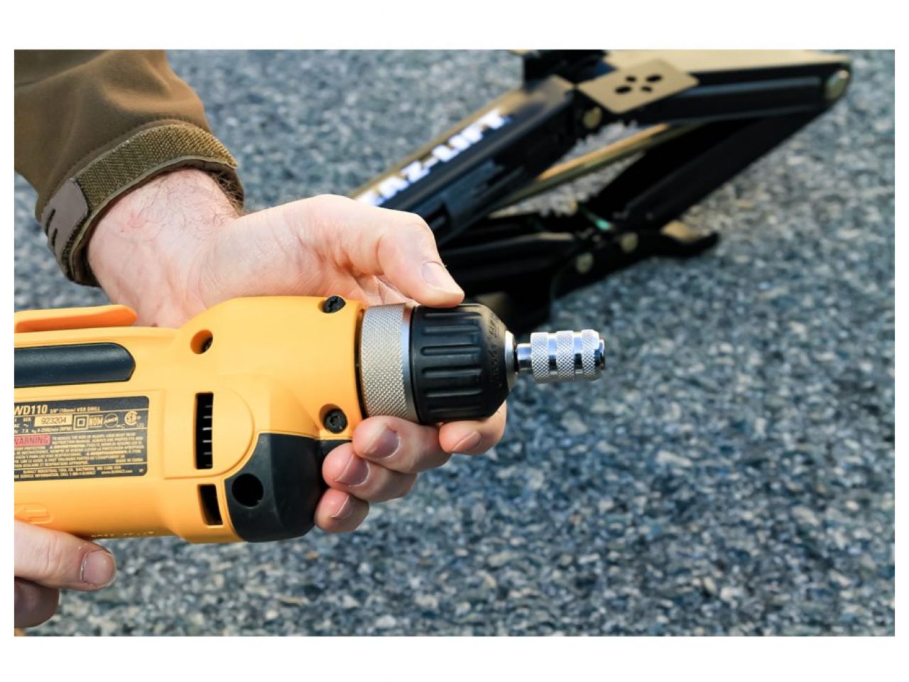 Camco Quick Connect Scissor Jack Socket Drill Adapter -3/4 In.