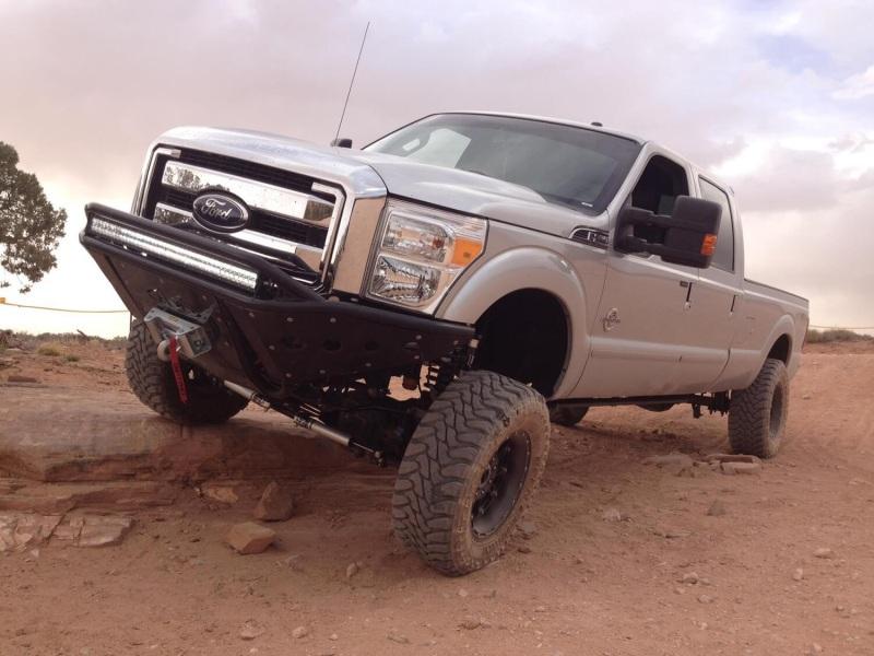 Addictive Desert Designs 11-16 Ford F-250 Super Duty Stealth Front Bumper w/ Winch Mount F062932680103 Main Image