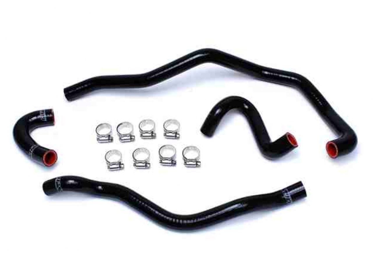 HPS Reinforced Black Silicone Heater Hose Kit Coolant BMW 01-06 E46 M3 Left Hand Drive