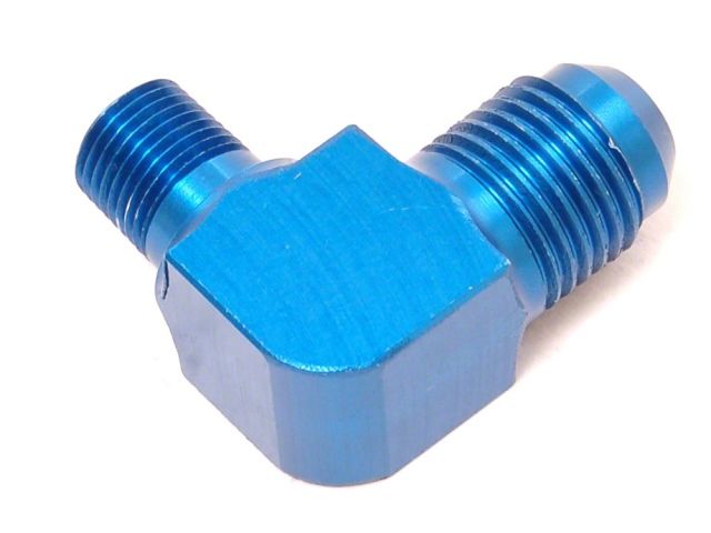 Sard Fuel Pressure Regulator Fitting Elbow Type AN6 - NPT 1/8