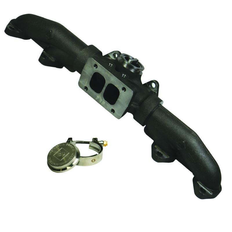 BD Diesel Exhaust Pulse Manifold T6 Mount w/ 45mm Wastegate Port - 5.9L/6.7L Cummins 1045996-T6 Main Image